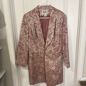 Women's Patterned Blazer in Pink